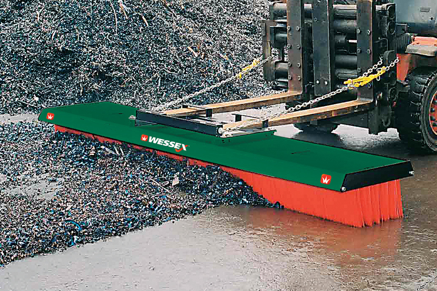 Broomex BM-360 3.6m Forklift Push Broom