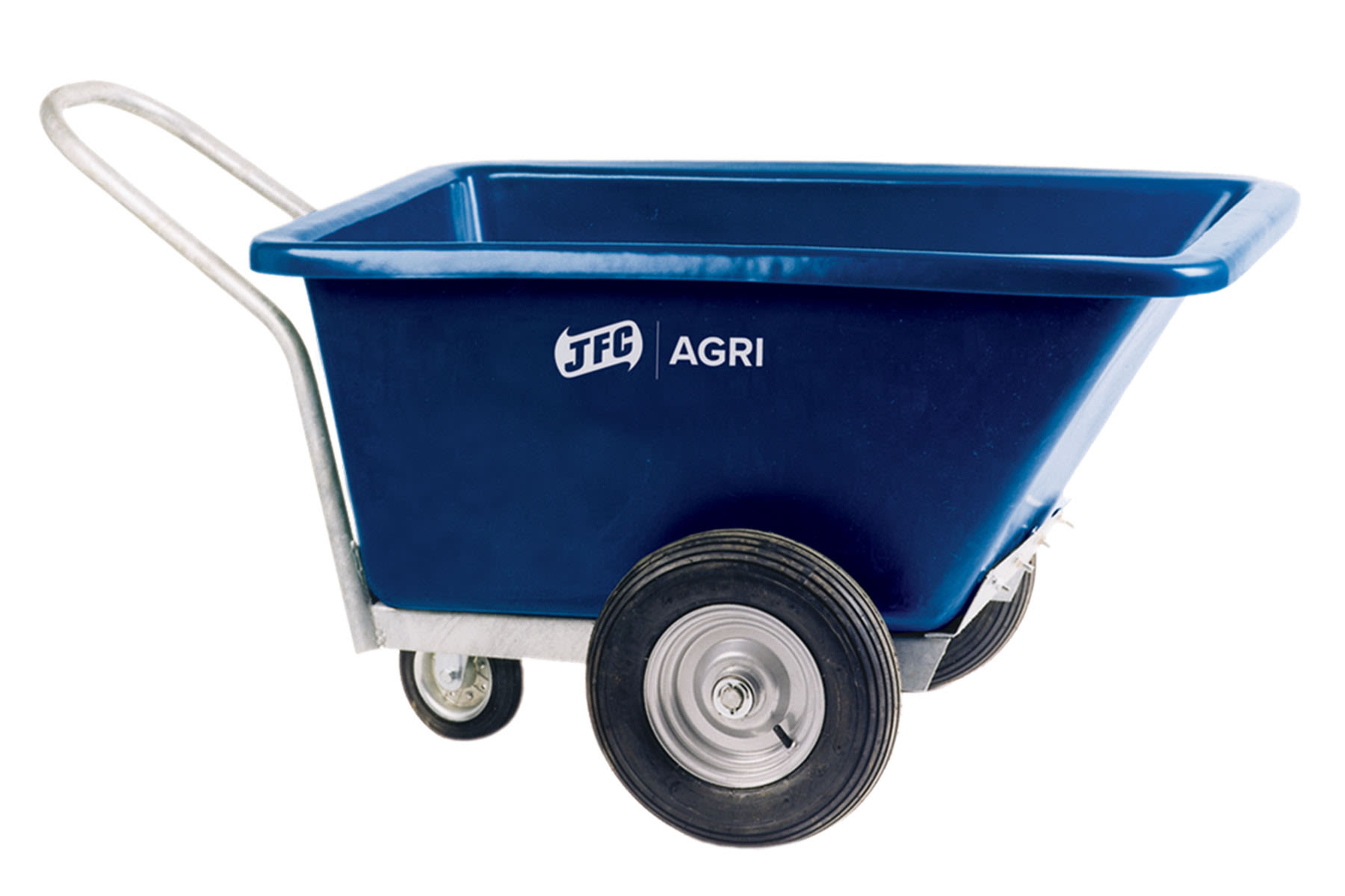 JFC TWB2-G 250L 3-Wheeled Swivel Muck Wheelbarrow
