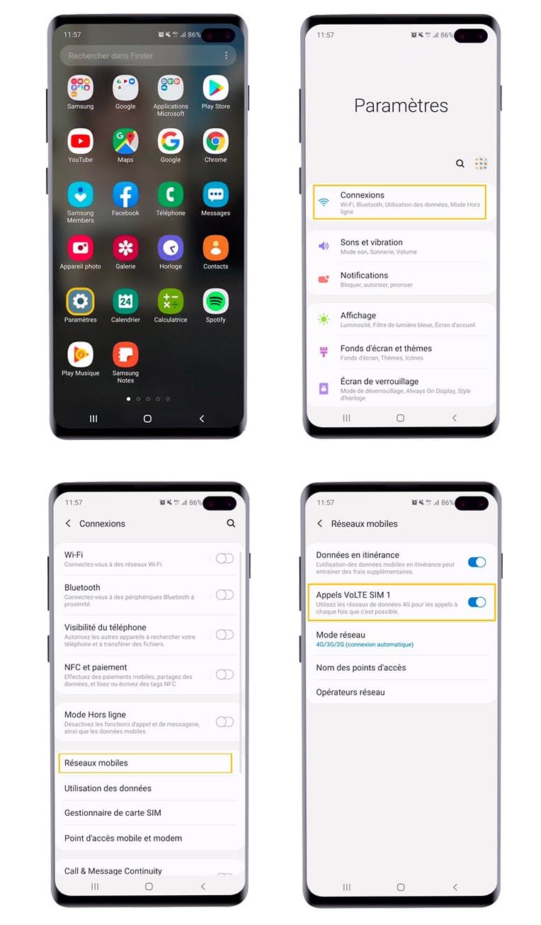 VOLTE - TECHNOLOGIE COMPATIBLE AVEC UN AMPLIFICATEUR 4G LTE