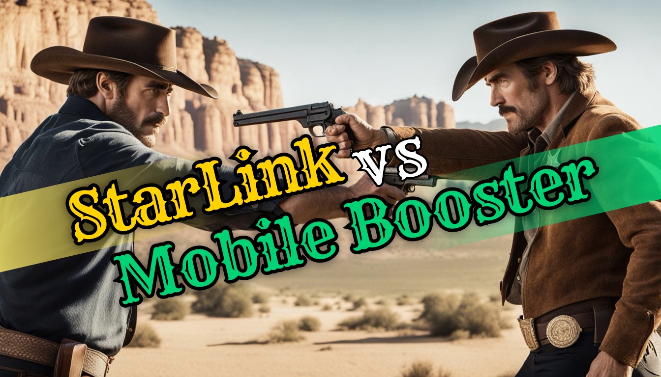 Why do mobile signal boosters have a competitive edge over Starlink?