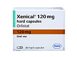 Pack of 84 Xenical 120mg orlistat oral hard capsules