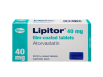 Calendar pack of 28 Lipitor 40mg atorvastatin film-coated tablets