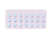 Front of blister pack containing Cilest pills