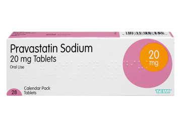 28 pack of 20mg pravastatin sodium oral tablets