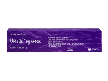 Pack of 1 15g tube of Ovestin 1mg/g estradiol intravaginal cream and applicator
