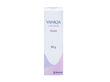 Pack of 1 60g tube of Vainqa 11.5% eflornithine cream