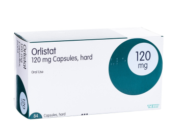 84 pack of 120mg orlistat hard oral capsules
