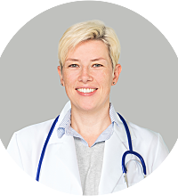 Dr. med. Ulrike Thieme, Medizinische Leiterin bei ZAVA , Foto rund