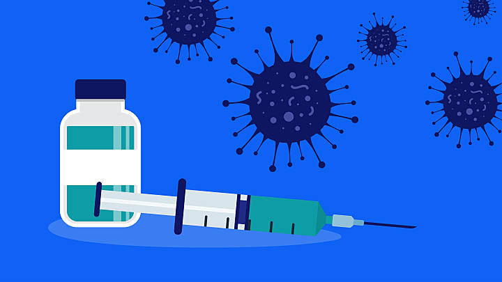 An image depicting immunity to COVID from the vaccine