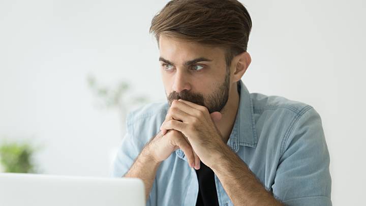 man buying medicines online