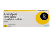 28 pack of 10mg amlodipine besilate oral tablets