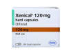 Pack of 84 Xenical 120mg orlistat oral hard capsules