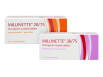 Front of two packets, one containing Millinette 20/75mg pills and another containing Millinette 30/75mg pills