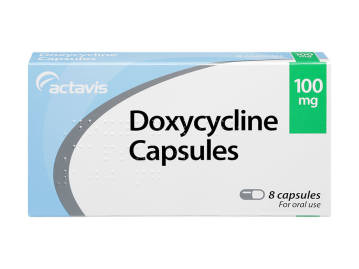 8 pack of 100mg doxycycline oral capsules