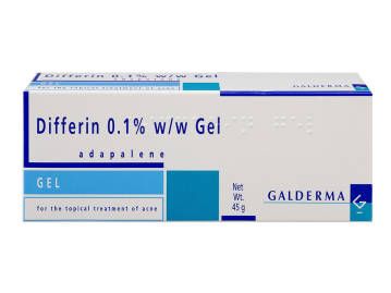 Pack of differin 0.1% gel