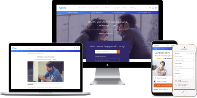 the new zava website