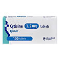 Front package of Cytisine 1.5 mg tablets