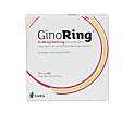 Vorderseite einer Packung GinoRing® mit 3 Ringe von Exeltis.