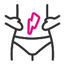 abdominal pain icon
