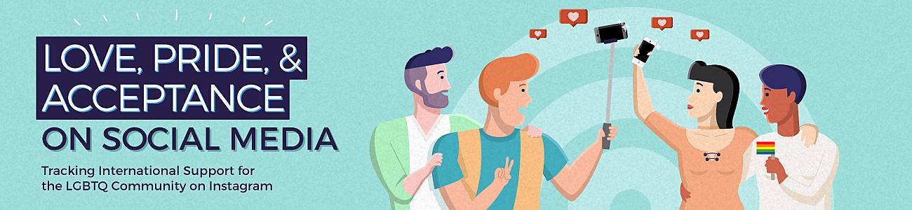 love, pride and acceptance on social media