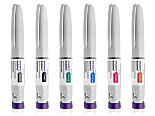 kwikpens containing 2.5mg, 5mg, 7.5mg, 10mg, 12.5mg, and 15mg tirzepatide doses of Mounjaro