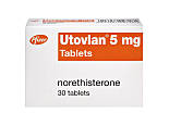 Pack of 30 Utovlan norethisterone tablets