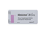 Unterseite eines Minisiston 20 blisters