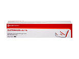 Packungsvorderseite einer Tube Clotrimazol AL 1% von Aliud Pharma