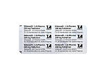 Unterseite eines Sildenafil 100mg 1 A Pharma Blisters.