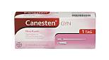 Vorderseite einer Packung Canesten® GYN Once Kombi 500 mg Vaginaltablette + 1% Creme von Bayer