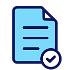 Icon of an envelope with a tick