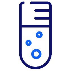 icon test tube that stands for clinically proven treatments