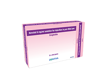 Nevolat 6mg/ml liraglutide solution for injection in 5 x 3ml pre-filled pens