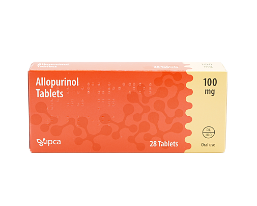 Allopurinol 100 mg oral tablets for gout treatment pack of 28 tablets