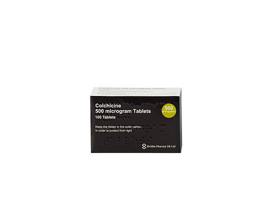 Colchicine 500mcg tablets
