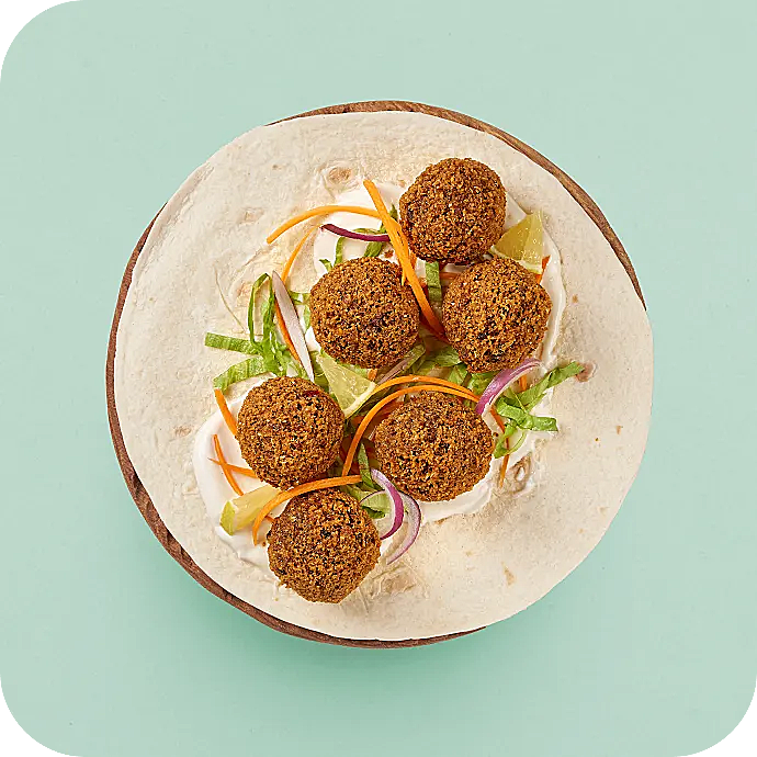 Image de wrap aux falafels