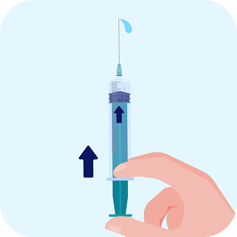 Illustration amorçage stylo injection intracaverneuse