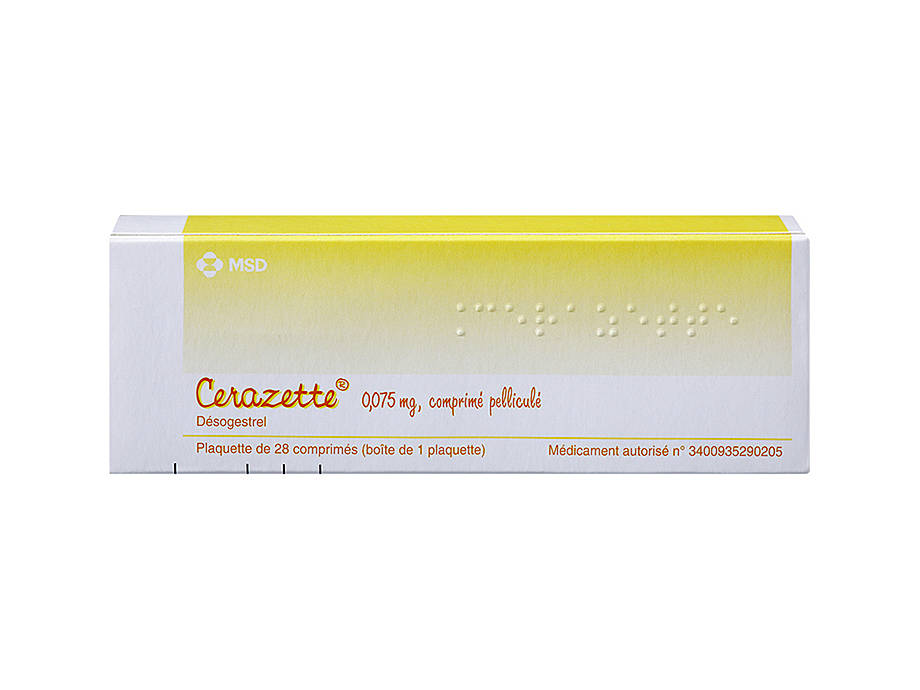 Cerazette 0,075 mg - Désogestrel : indications, effets secondaires ...