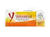 Front of box containing 3 x 21 Yasmin 0.03mg/3mg tablets