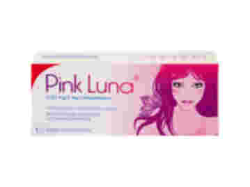 Vorderseite einer Packung Pink Luna mit 6x21 Filmtabletten