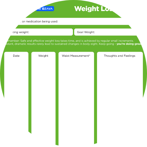 Weight loss tracker