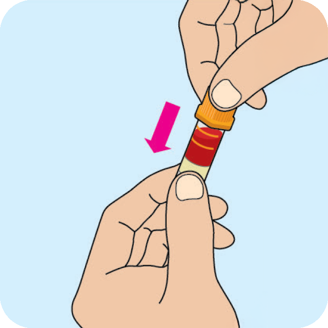 Step 11 of using a vitamin D test kit