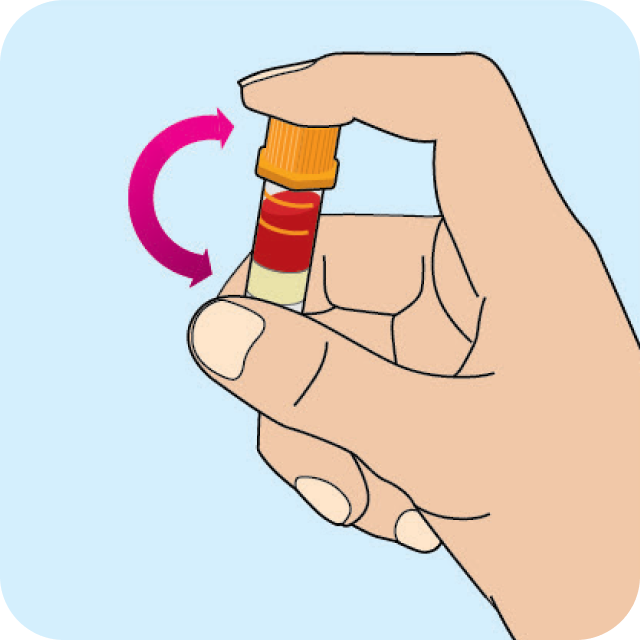 Step 12 of using a vitamin D test kit
