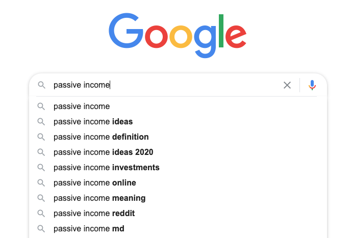 Google search predictions