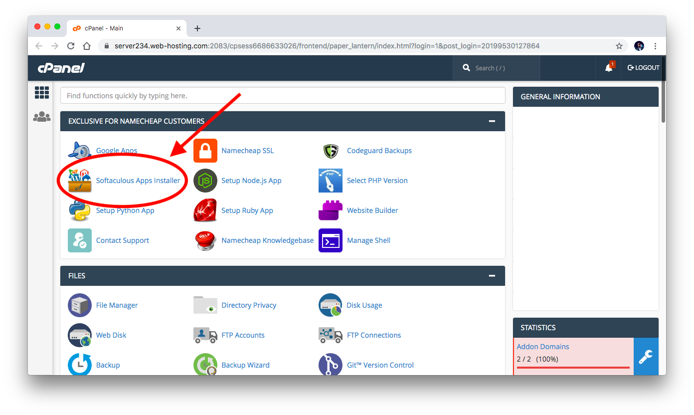 wordpress cpanel login wordpress cpanel login