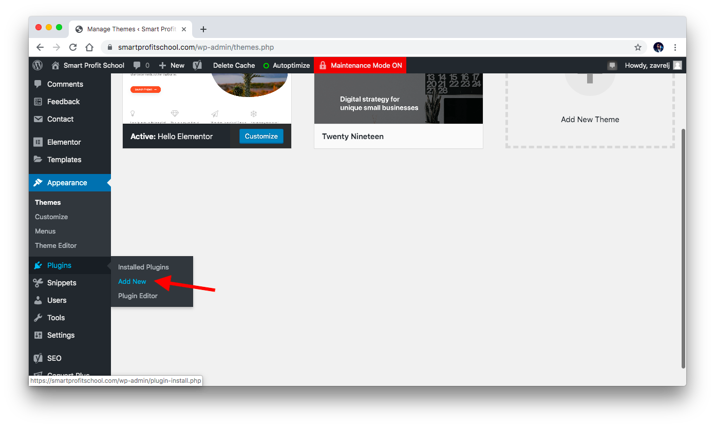 Adding new plugin