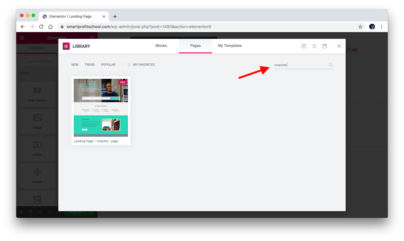 Search for Coacher