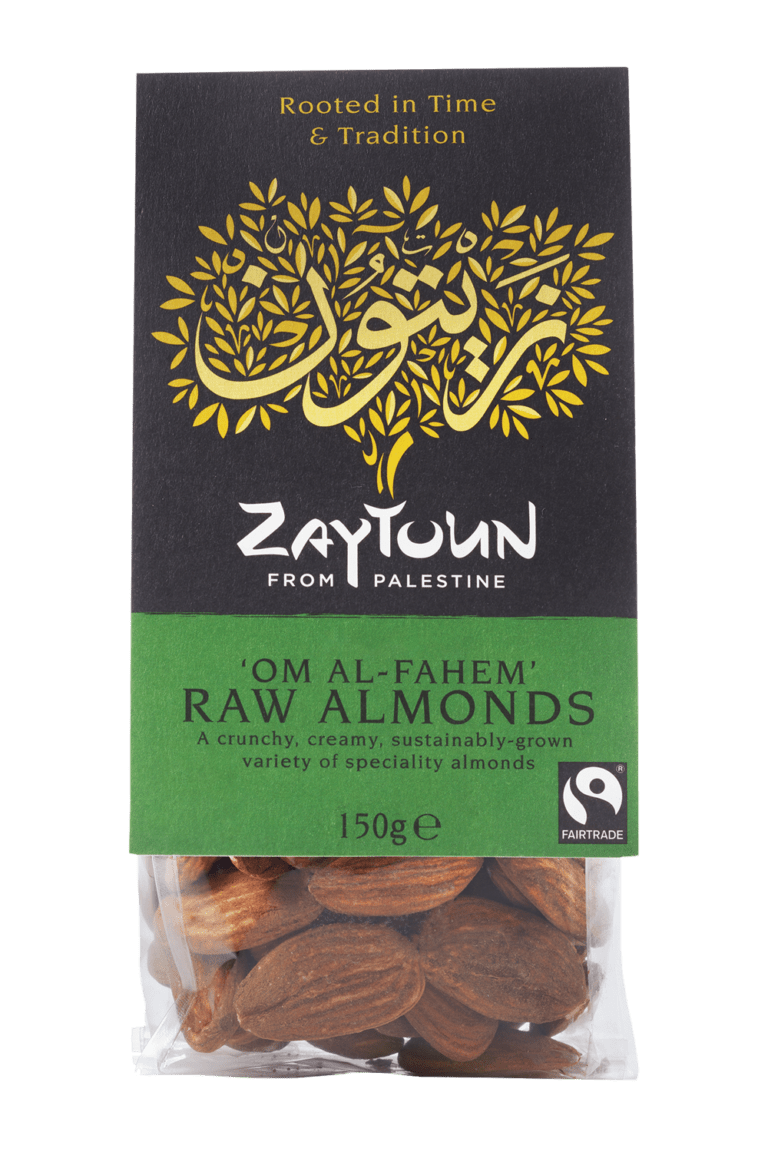 zaytoun fairtrade almonds