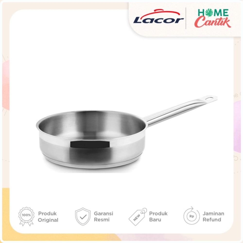 Lacor Casserole en Inox 18/10 Eco-Chef 1,60l – 16cm