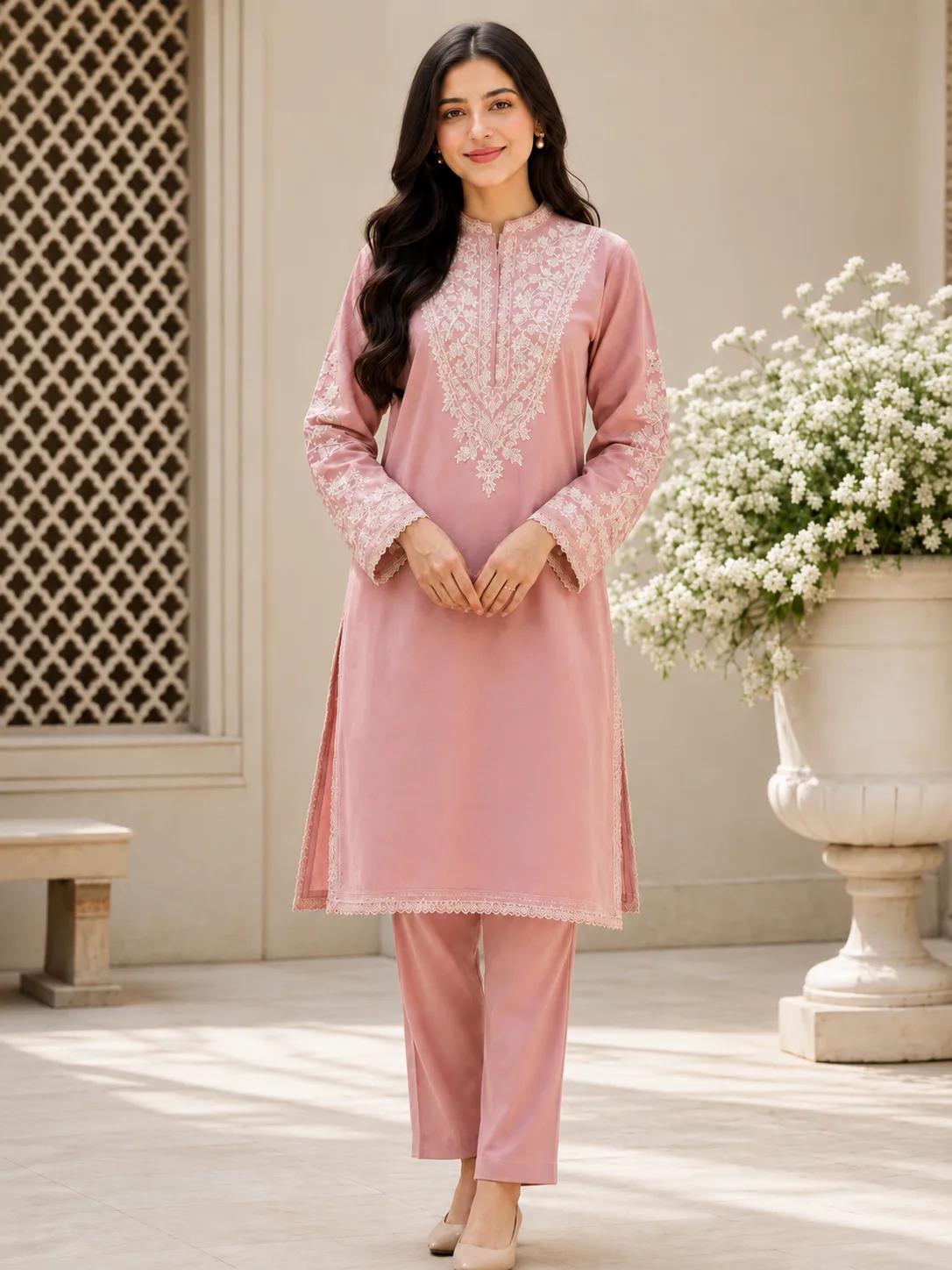 Pareesa (Hand Embroidered) — 2pc lawn suit Hand Embroidered